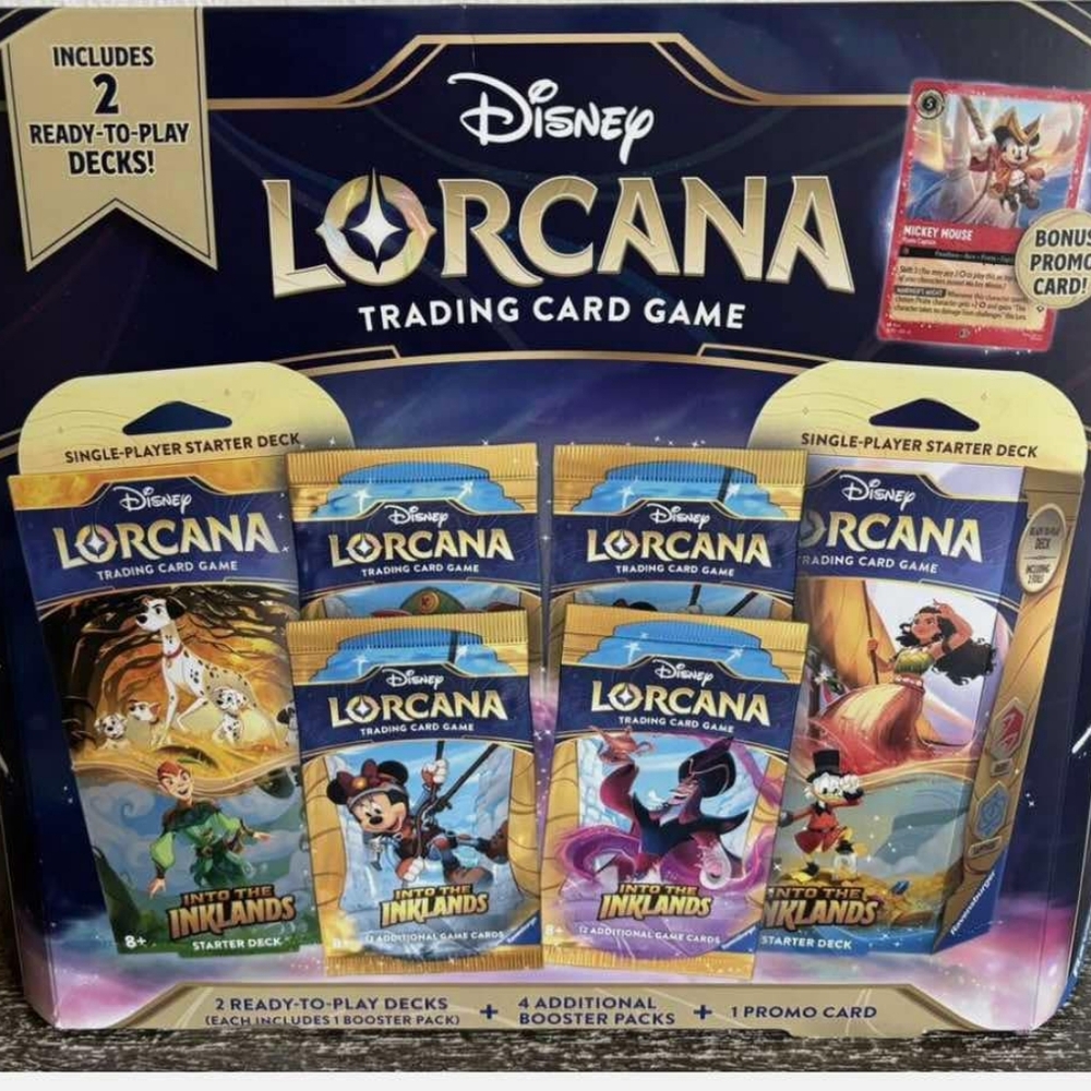 New Unopened Disney Lorcana Starter Pack Box Trading Card Game